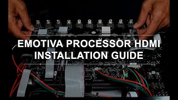 Emotiva Audio HDMI Installation Guide