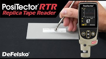How to Measure Surface Profile Using Testex Replica Tape and the PosiTector RTR