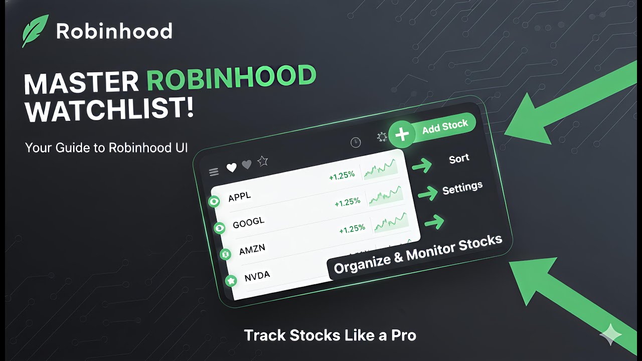 How to Use Robinhood's Watchlist Feature