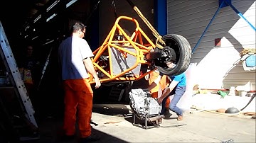 TWS Reverse Trike - Engine installation