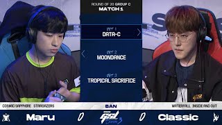 [2022 GSL S3] Ro.20 Group C Match1 Maru vs Classic