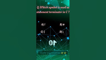 C programming MCQ #42 | c programming mcq questions with answers #mcqs