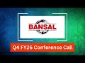 Bansal Wire Industries Q4 FY26 Concall: Management on 33% Volume Growth and Debt Cut