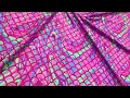 Purple marble scales print nylon spandex fabric 4 way stretch by yard for swimwear dancewear