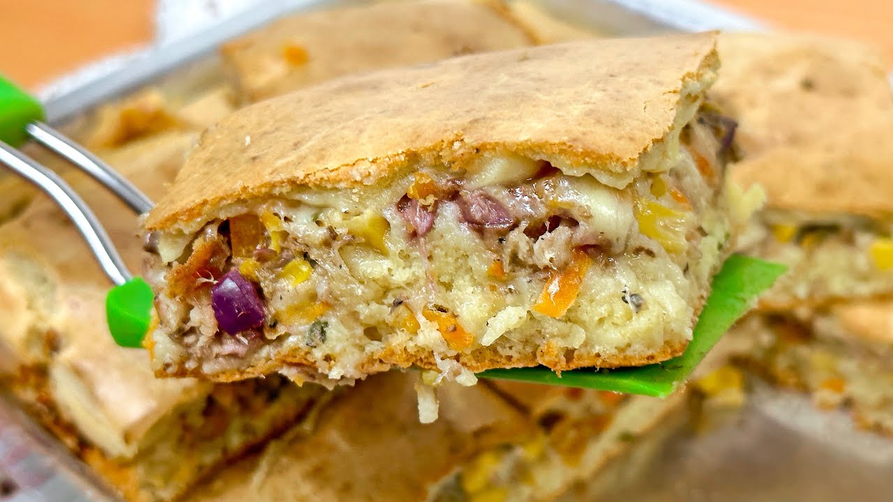 NUNCA MAIS ERRE NA TORTA DE SARDINHA | TORTA DE LIQUIDIFICADOR FÁCIL E DELICIOSA | Gabriel Freitas