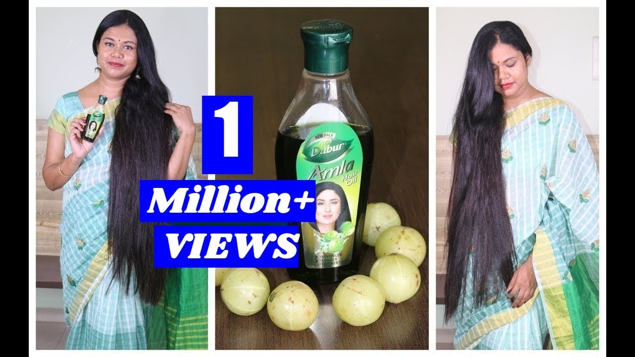 Dabur Amla Oil से मालिश मज़बूत घने बालों के लिए | How To Massage Scalp With  Oil | Sushmita's Diaries - YouTube