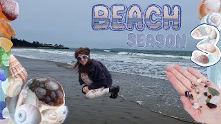 Beachcombing Coastal New England [Season 3] Shelling, Rockhounding, Sea Glass Hunting (Glass, Shells