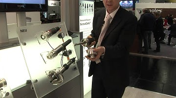 Fully automatic retractable fitting for liquid analysis from Knick