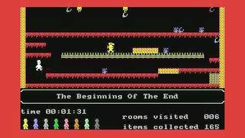 Jet Set Willy 2 - The Final Frontier game ending by Software Projects