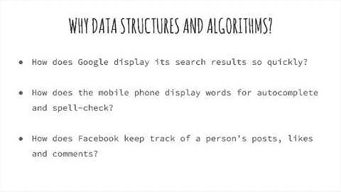 Algorithms: 3.1.1 Introduction to Data Structures