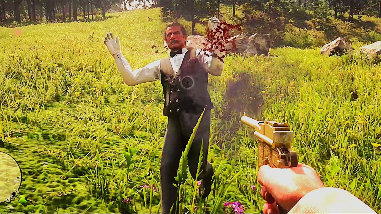 Red Dead Redemption 2 Slow Motion Kills & FIGHTING PC 60 FPS - Funny ...