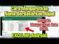 Cara Mengurutkan Nama Berdasarkan Abjad di EXCEL Android dengan Mudah