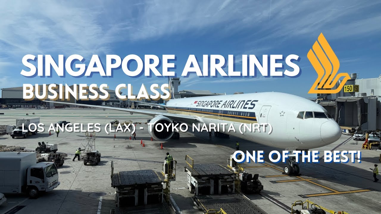 (TRIP REPORT) Singapore Airlines BUSINESS CLASS | Boeing 777-300ER | Los Angeles - Tokyo-Narita