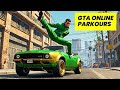 "GTA Online Car Parkour Challenge:Can I pull off these stunts?.#shorts #gtav #shortsfeed #shortslive