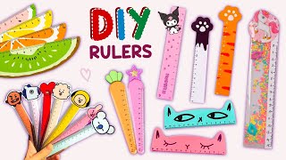 8 DIY RULER IDEAS - How To Make Cute Ruler at Home - School Supplies Idea