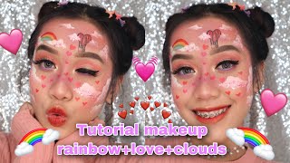 Makeup tutorial 🌈+☁️+💕 gampang bgt wajib recrate || TRIMAR Resimi