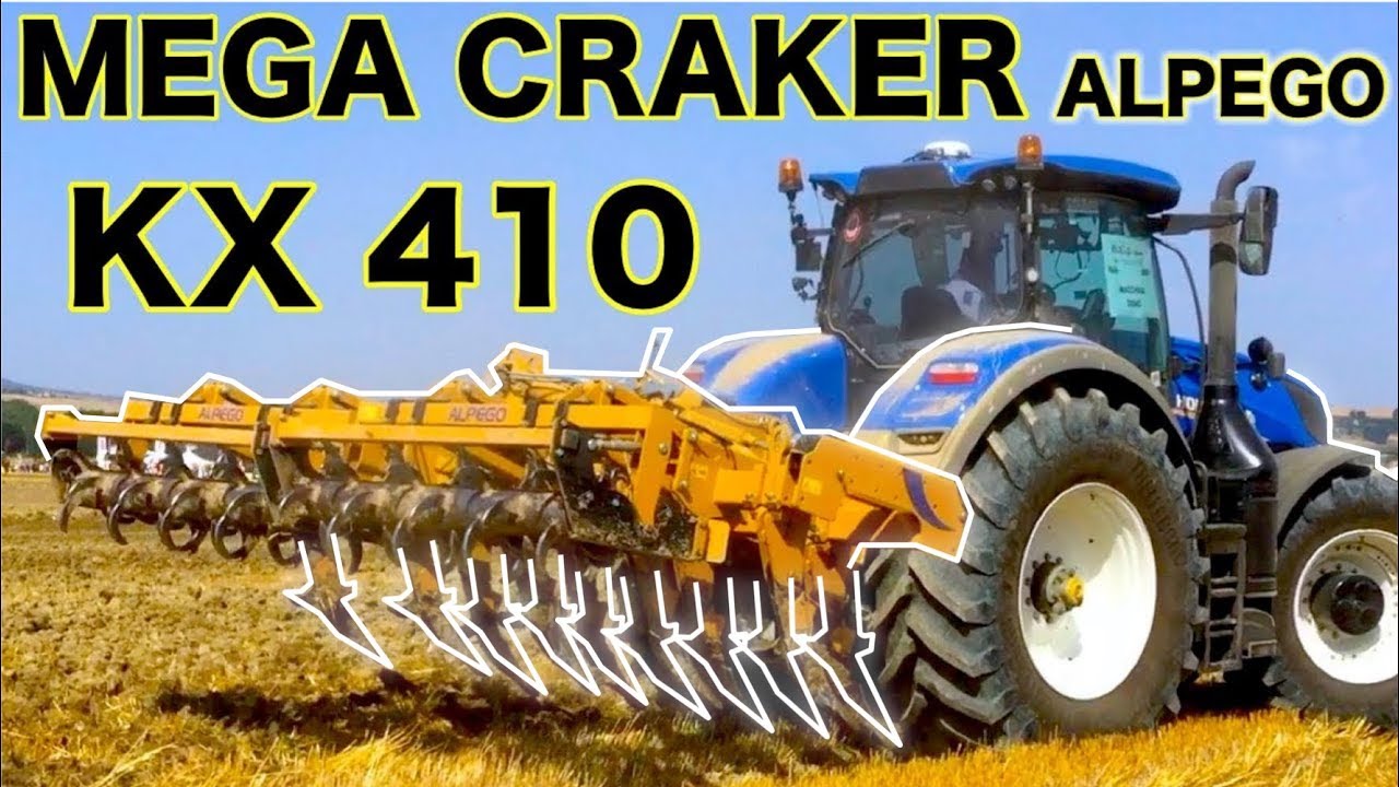 Mega Craker KX 410 Ripuntatore Alpego Video Demo