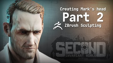 Character Creation. Mark Stein. Part 2. Hair in ZBrush. Detailing the Face.
