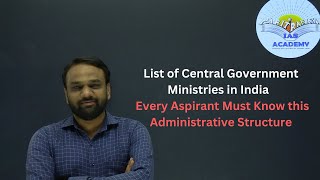 List of Central Government Ministries in India