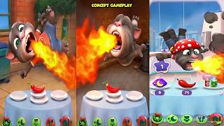 Talking Tom 2016, 2026 & My Talking Tom 2 | Character Move Comparison – AI Concept Gameplay screenshot 4