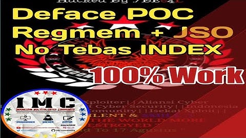 Cara Deface POC Regmem + JSO No Tebas Index 100% Work