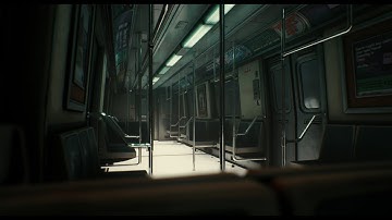 UE4 Relight - City Subway Train
