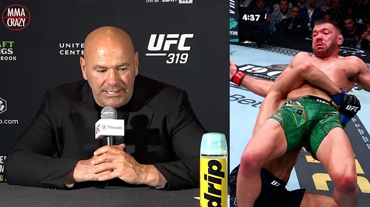 Dana White reacts to Dricus Du Plessis loss to Khamzat Chimaev at UFC 319