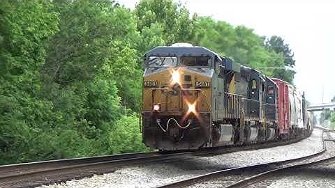 CSX ES40DC 5481 w/ Hybrid K5HL Action Leads Local M779-01 on 7/1/21