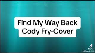 Cody Fry-Cover “Find My Way Back”