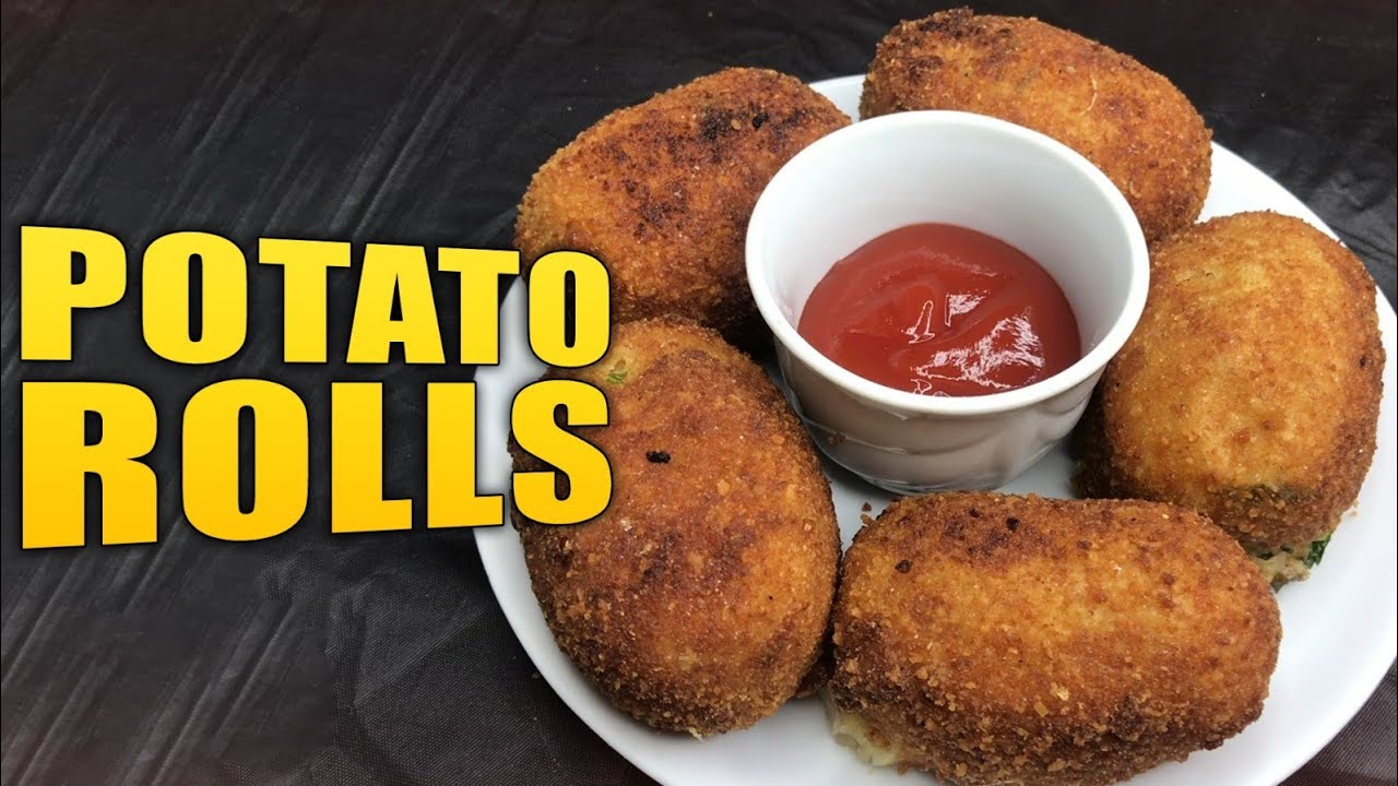 Tasty Chicken And Cheese Potato Rolls