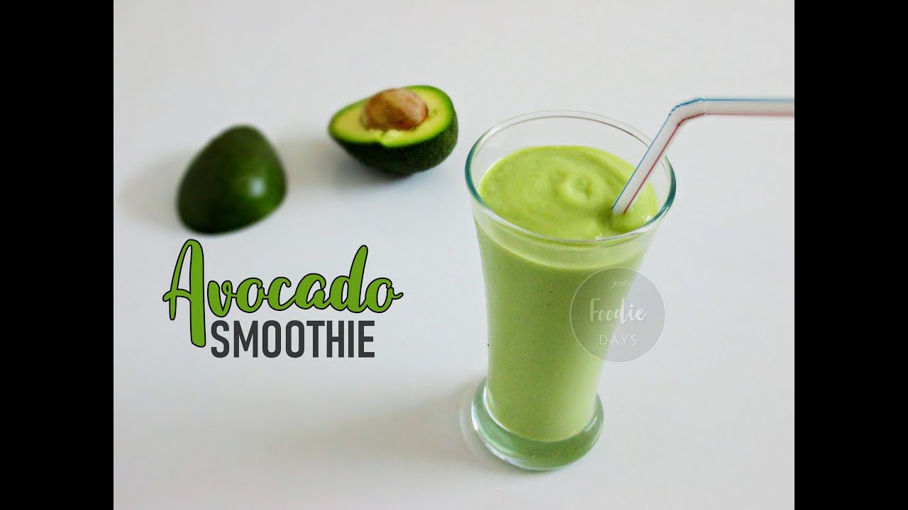 Avocado Smoothie  Easy avocado smoothie recipe