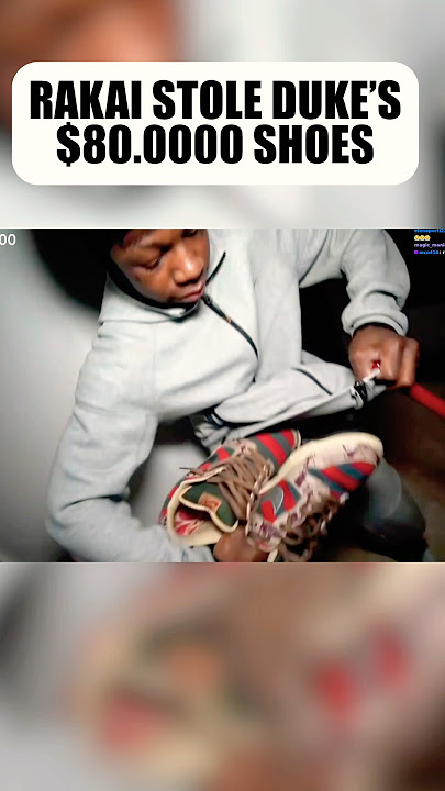Rakai Stole Duke’s $80,000 Shoes 🤣