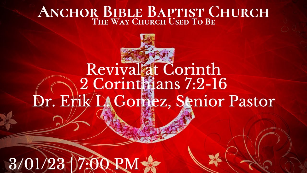 Sermons Anchor Bible Baptist