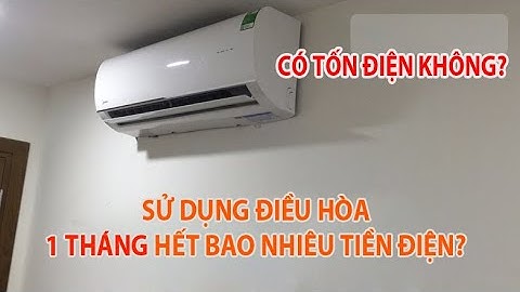 1 đêm bật điều hoà hết bao nhiêu tiền