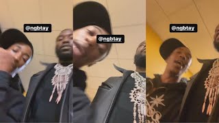 Meek Mill Walking With NGB Tay Putting Up A Freestyle
