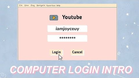 Easy Aesthetic Computer Login Intro Tutorial Using Capcut *FREE Templates*