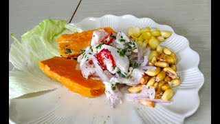Como hacer  Ceviche Peruano en 3 minutos / MANOS PERUANAS /