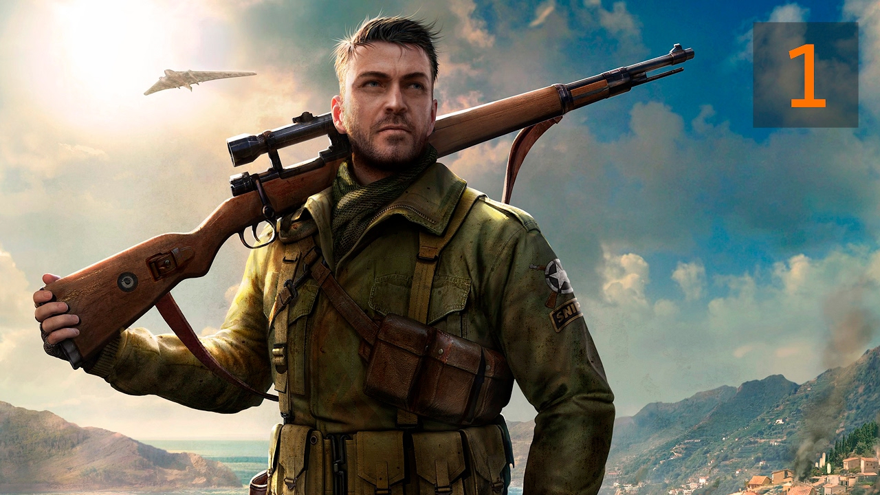 ⁣Прохождение Sniper Elite 4 — Часть 1: Остров Сан-Челлини [ПРИЗРАК·ТЕНЬ]