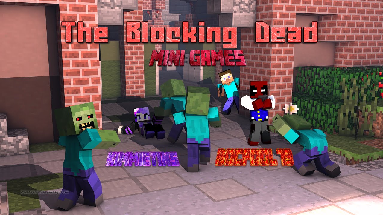Minecraft Hypixel Arcade Games The Blocking Dead - YouTube