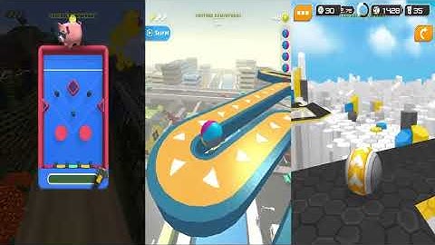 Going Balls VS Action Balls VS Gyro Balls - All Levels Gameplay Android iOS Ep 1