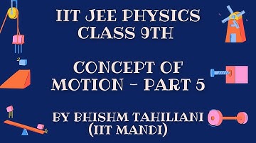 Concept of Motion - Part 5 #physics #jeemains #iit #iitjeeadvance #jeeadvance