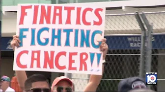 Dolphins raise awareness for cancer research ahead of Sunday's game