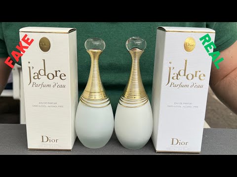 Fake vs Real Dior J'adore Parfum d'Eau / How To Spot Fake Dior J’adore Alcohol-Free Fragrance