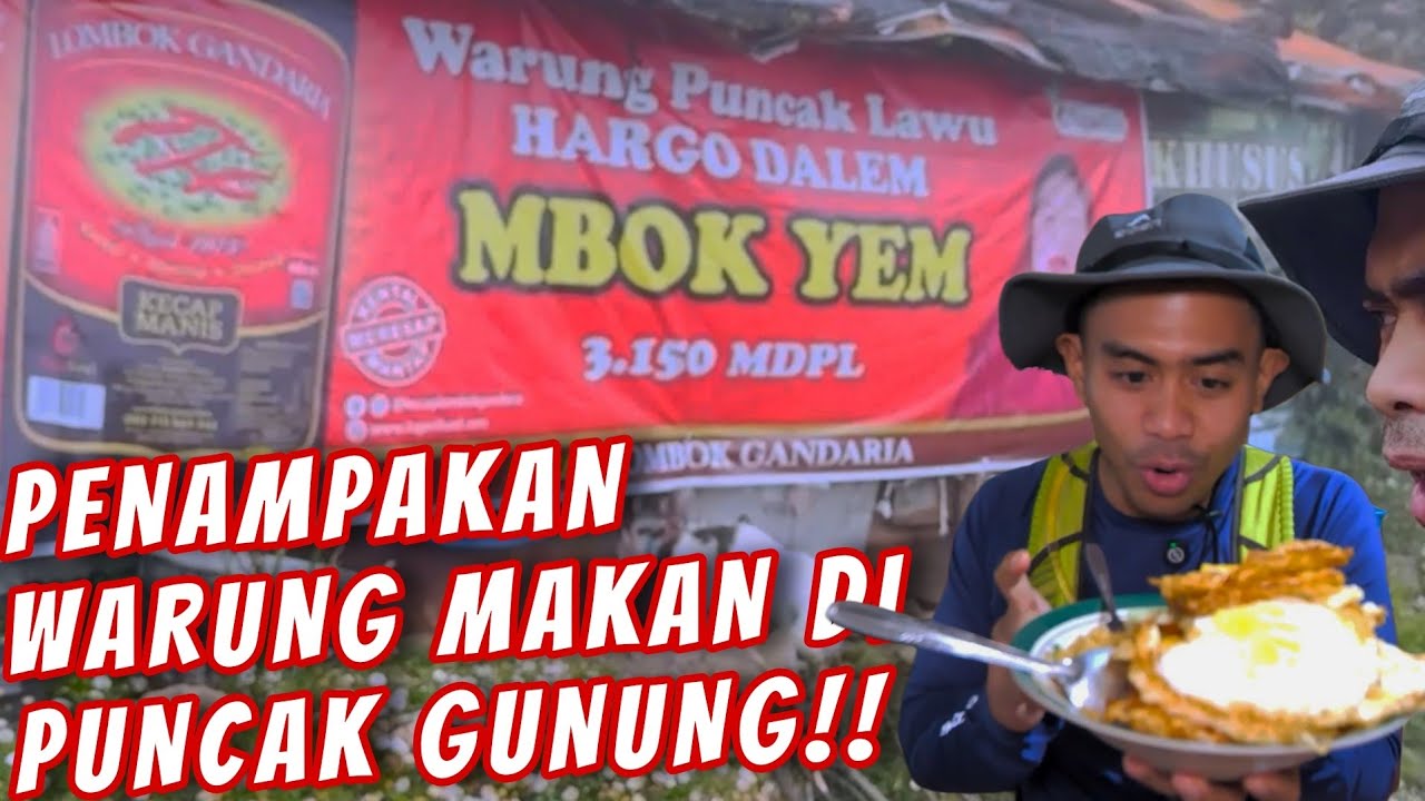TEKTOK KE GUNUNG LAWU DEMI COBAIN WARUNG MAKAN MBOK YEM!