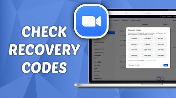How to Check 2FA Recovery Codes in Zoom