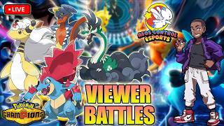 LIVE NOW: Viewer Battles  🔥 Climb Pokémon Champions Faster! @RickstarVGC