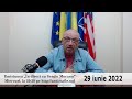 Emisiunea „În direct cu Sergiu Mocanu” din 29 iunie 2022