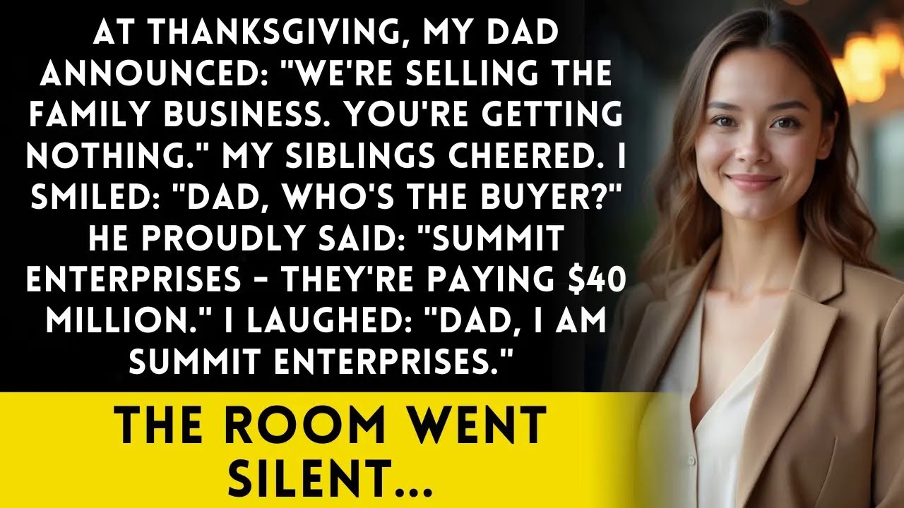 At Thanksgiving, My Dad Announced We're Selling the Family Business   You're Getting Nothing