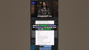 How to UPGRADE your Captions to Graphics in Premiere Pro! 👍 #premierepro #tutorial #kylerholland