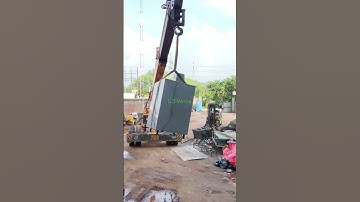 printing #machine #unloading and #shifting 16 ton #hydra #crane